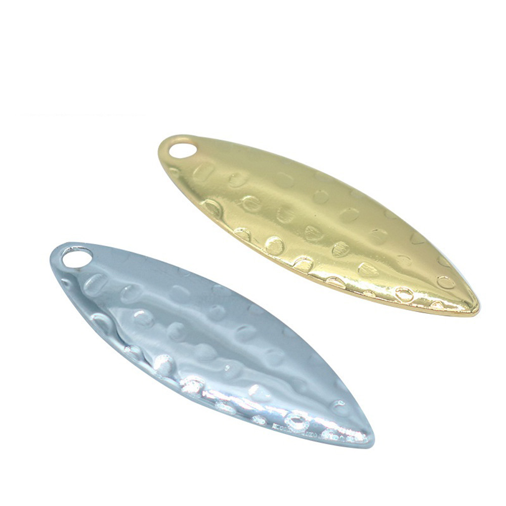 Gold Cutlery Flatware - Willow Leaf Lantejoula Pit, Superfície DIY,