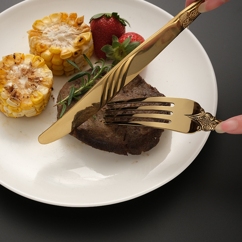Conjunto de talheres de ouro l - Gold Cutlery Flatware avaliação e preço