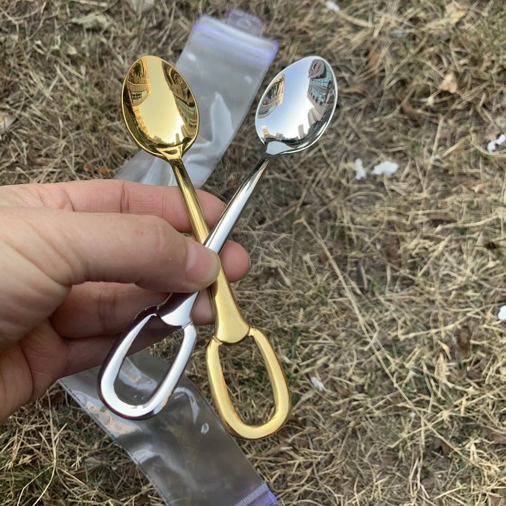 Talheres De Aço Inoxidável Com - Gold Cutlery Flatware avaliação e preço
