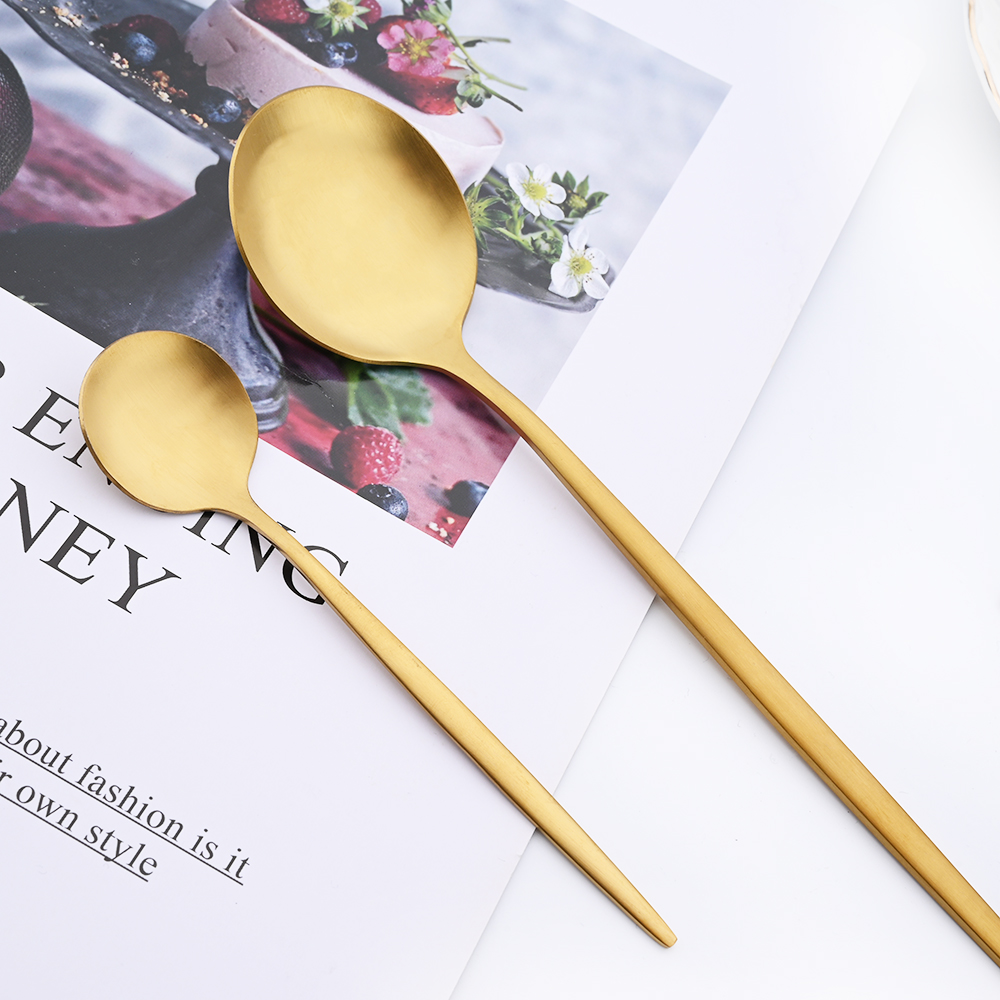 Drmfiy conjunto de talheres de - Gold Cutlery Flatware avaliação e preço