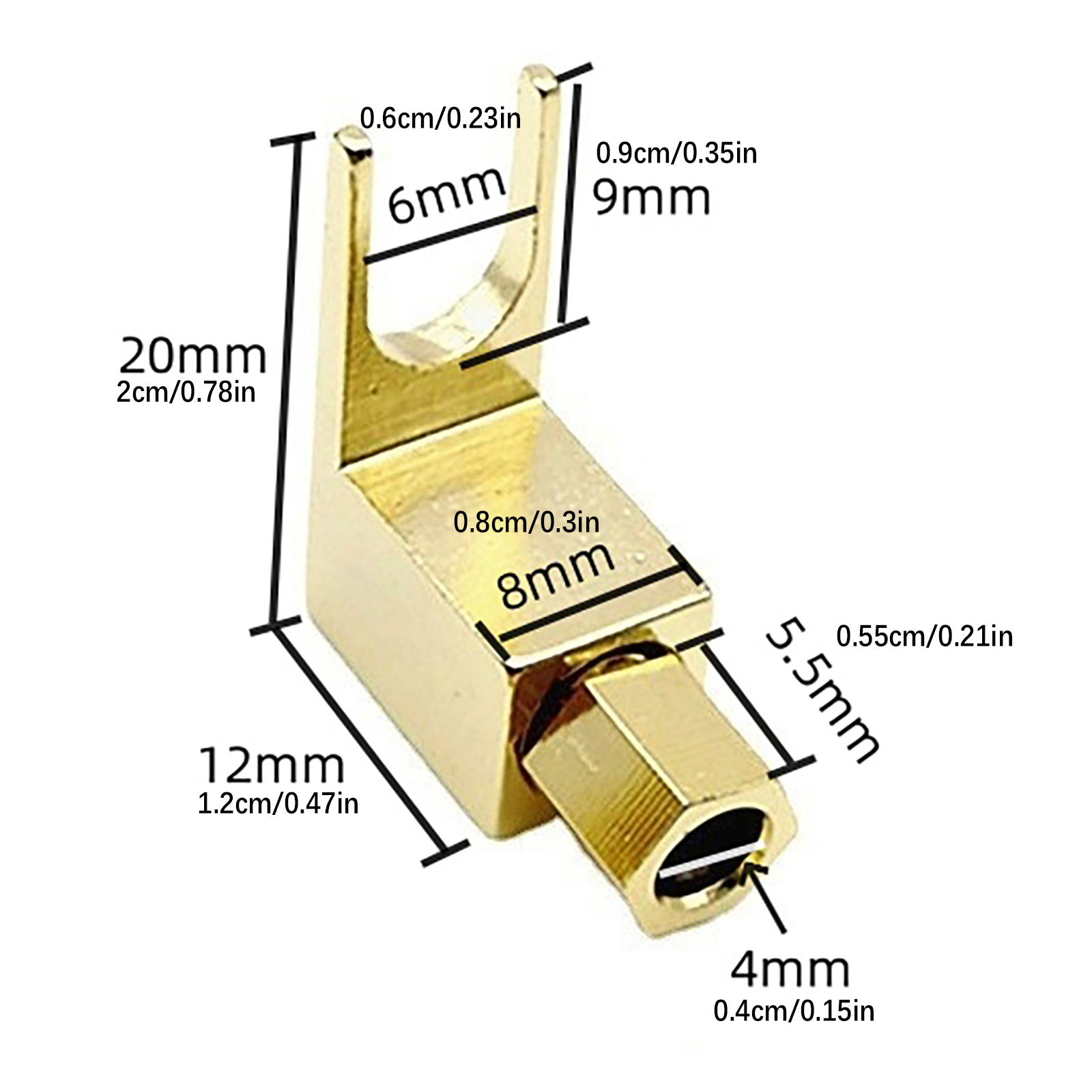 4 Peças Conector Tipo Y de Gar - Gold Cutlery Flatware avaliação e preço