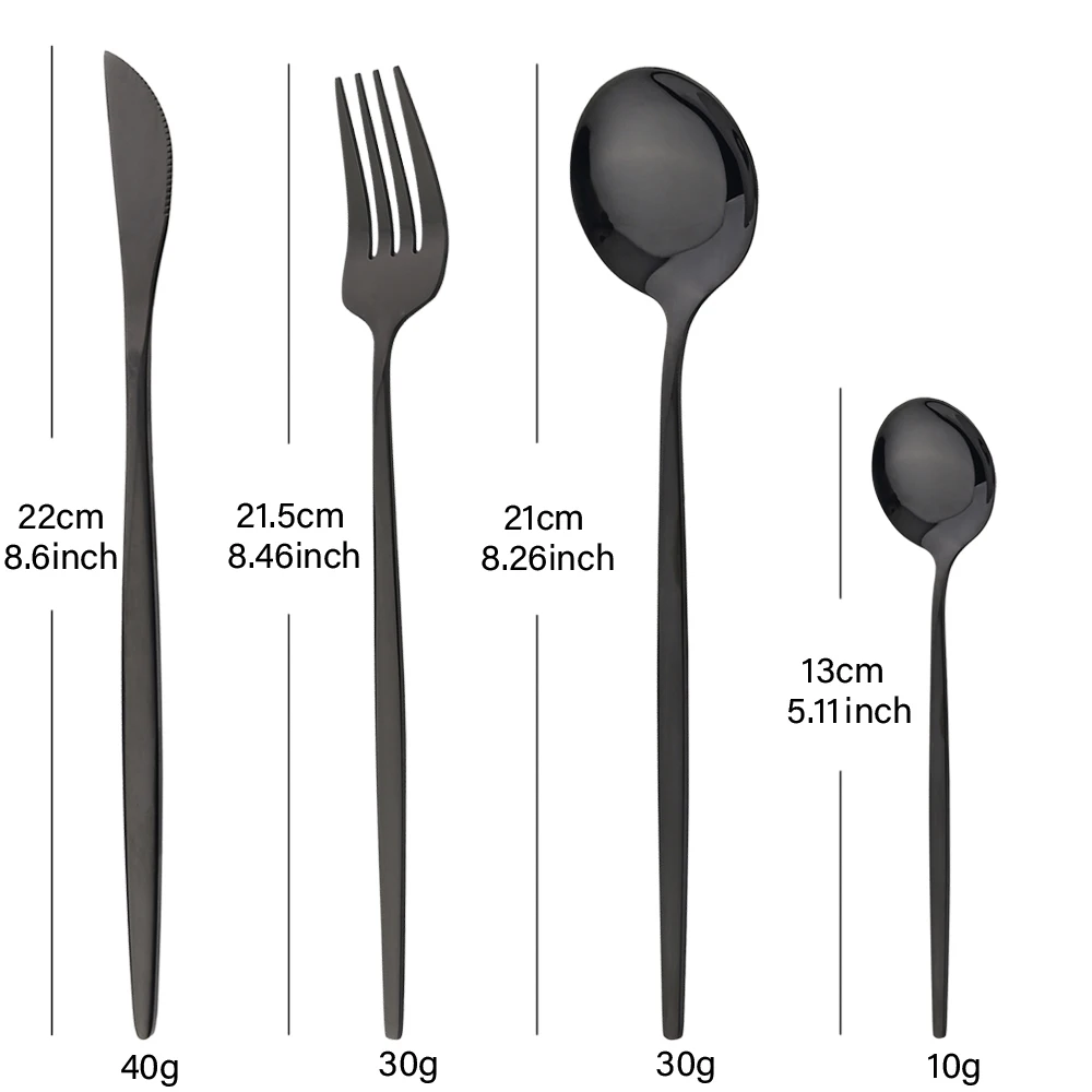 16 pçs ouro louça conjunto de  - Gold Cutlery Flatware avaliação e preço